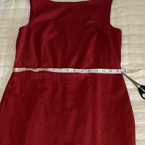 Ann Taylor Classic Sleeveless Sheath Dress Women's 6 | Rust | Wool Blend | EUC - Picture 8 of 9
